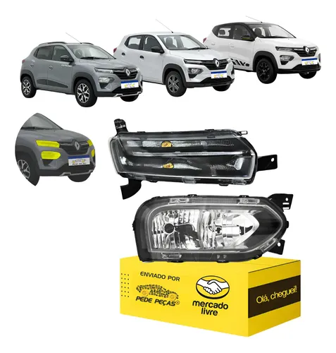 Par Farol Sinaleira Kwid 2023 A 2026 Superior E Inferior L.d Direito/passageiro