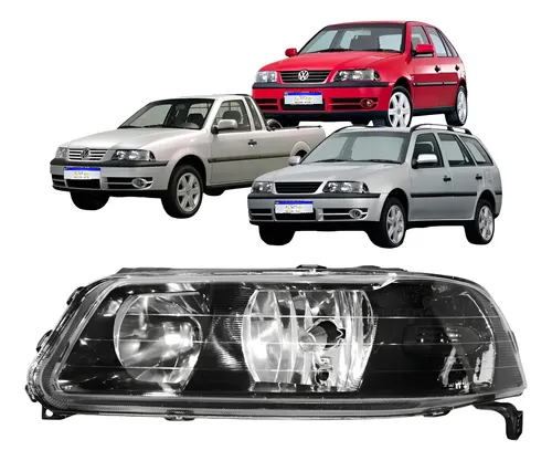 Farol Volkswagen Gol Saveiro Parati G3 1999 2000 A 2005 Le Esquerdo