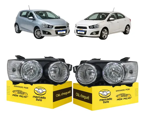 Par Farol Sinaleira Sonic 2012 2013 2014 Lt Ltz Ltz Effect Ambos Lados