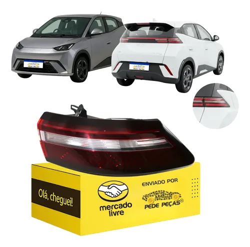 Lanterna Sinaleira Byd Dolphin Mini Gs Ev 2024 2025 2026 L.d Direito/passageiro Vermelho