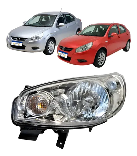 Farol Esquerdo Jac J3 2010 2011 2012 2013 Novo  Esquerdo/motorista