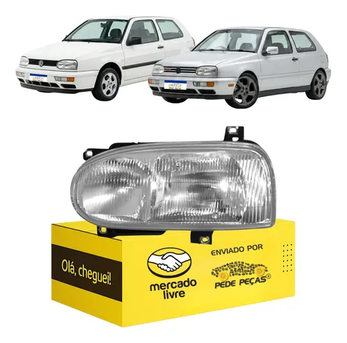 Farol Sinaleira Vw Golf 1995 1996 1997 1998 Foco Duplo L.e Esquerdo/motorista