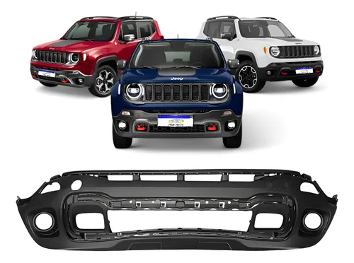 Parachoque Dianteiro Jeep Renegade 2016 2017 A 2021 Novo Preto