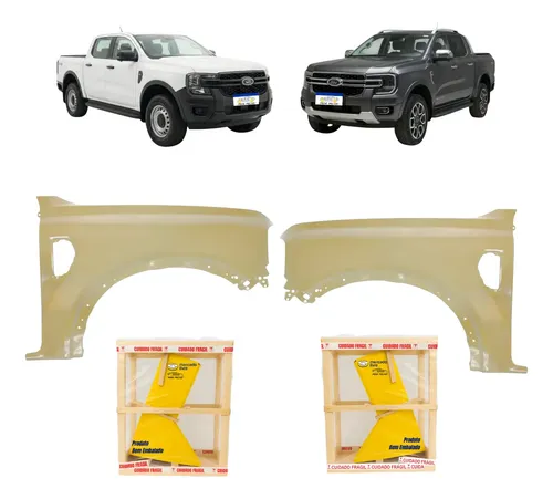 Par Paralama Ford Ranger 2024 A 2026 Xls Limited Novo