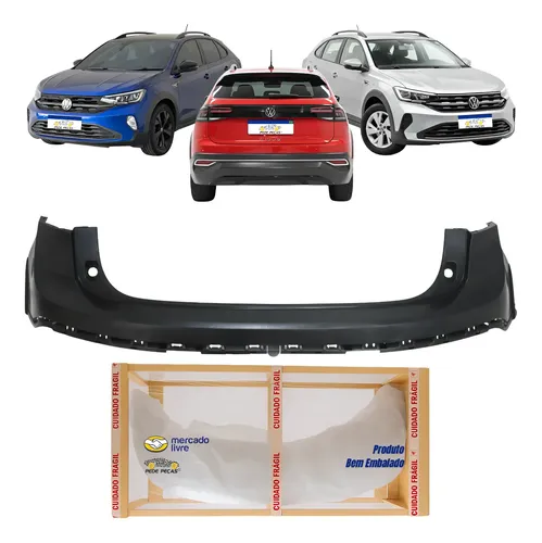 Parachoque Traseiro Vw Nivus 2020 2021 2022 2023 2024