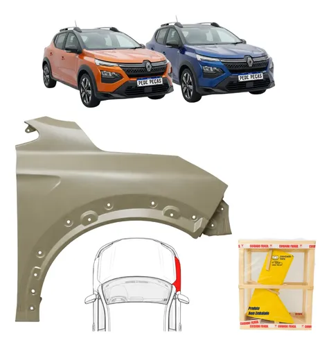 Paralama Direito Renault Kardian 2024 25 2026