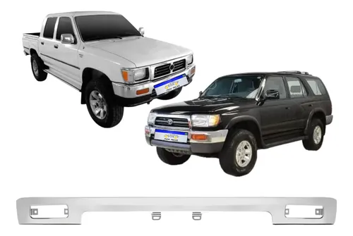 Parachoque Hilux 1992 1993 1994 1995 1996 1997 1998 A 2001 Prateado