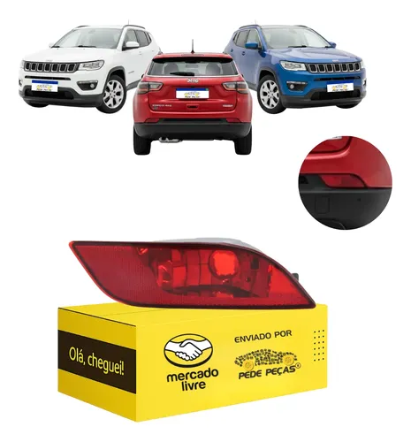 Lanterna Parachoque Traseiro Jeep Compass 2017 18 A 2026 Ld Vermelho