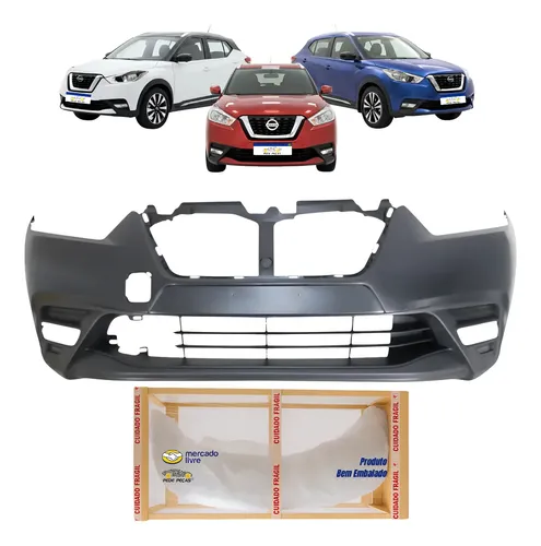 Parachoque Nissan Kicks 2017 18 19 2020 2021 Novo Preto