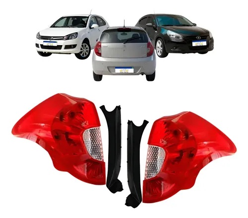 Par Lanterna Jac J3 Hatch 2011 2012 A 2015 Com Suporte Novo