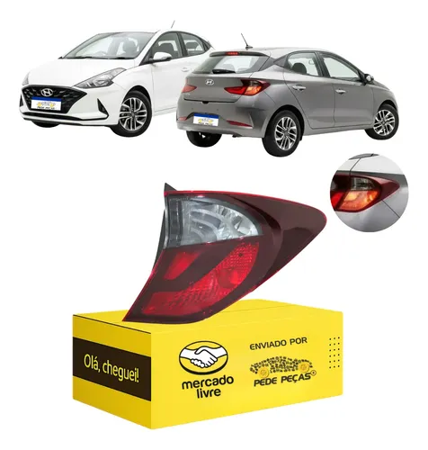 Lanterna Sinaleira Canto Hb20 Hatch 2020 2021 2022 Fume L.d Direito/passageiro Fumê