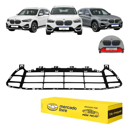 Grade Inferior Bmw X1 Gp X-line 2020 2021 2022 Nova Preto Fosco