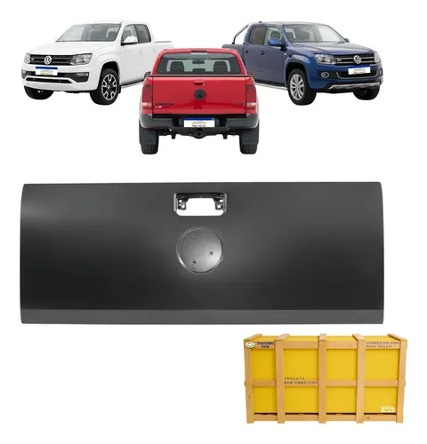 Tampa Traseira Amarok 2010 11 12 13 A 20 21 22 23 24 25 2026 Preto Liso Para Pintura