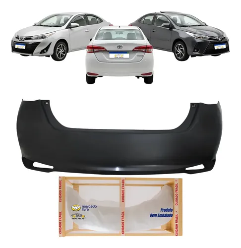 Parachoque Yaris Sedan 2018 19 20 21 22 23 24 2025 Xl Xls Xs