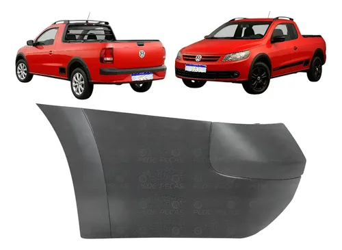 Polaina Parachoque Vw Saveiro G5 G6 2009 A 2016 Esquerdo  Esquerdo/motorista