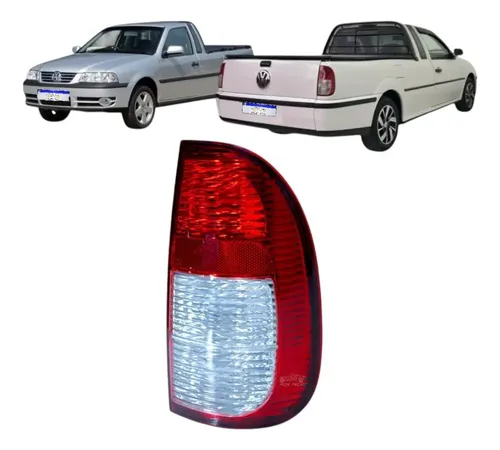 Lanterna Vw Saveiro Surf Plus G2 G3 1998 99 00 01 A 2005 Ld Direito/passageiro Vermelho/bicolor