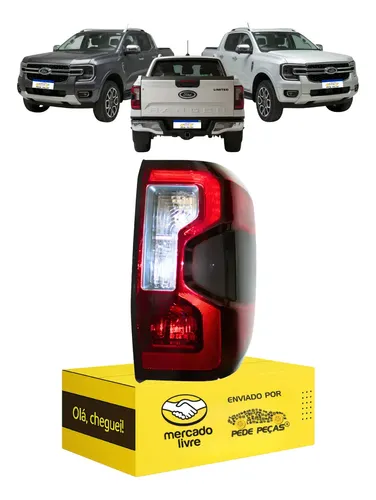 Lanterna Ford Ranger Limited 2024 2025 26  Led Direito Direito/passageiro Fumê