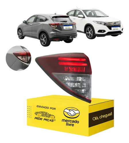 Lanterna Honda Hr-v 2019 2020 2021 C/led Canto Fume Nova Le Esquerdo/motorista Fumê