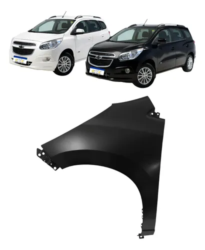 Paralama Chevrolet Spin 2014 2015 A 2018 Sem Furo Preto Le