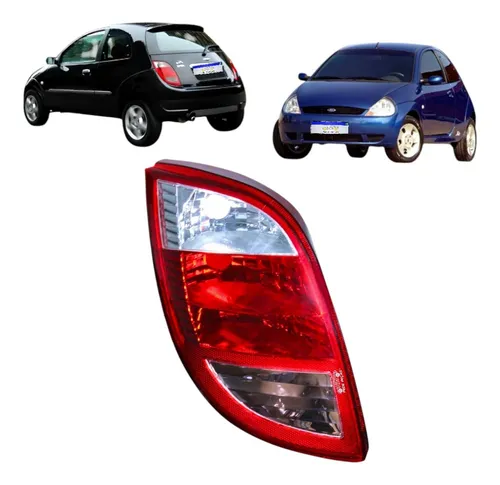 Lanterna Ford Ka One Gl Class Image Xr 2002 A 2007 Nova Le Esquerdo/motorista Vermelho Cristal