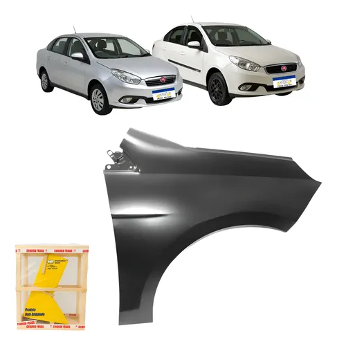 Paralama Fiat Grand Siena 2012 2013 2014 2015 A 2021 Novo Ld