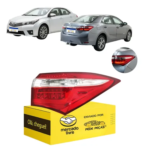 Lanterna Sinaleira Canto Corolla Xei 2015 16 2017 C/led L.d Direito/passageiro Cristal