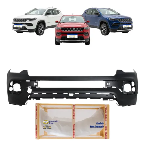 Parachoque Dianteiro Jeep Compass 2022 23 24 A 2026 Novo Preto