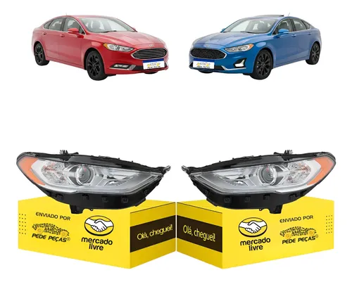 Farol Ford Fusion Sel Se 2017 2018 2019 Elétrico C/led Par Ambos Lados
