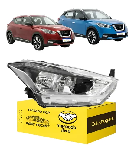 Farol Nissan Kicks 2017 2018 2019 2020 2021 Novo L.d Direito