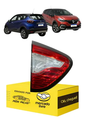 Lanterna Tampa Captur 2017 2018 2019 2020 2021 L.e Esquerdo/motorista Vermelho