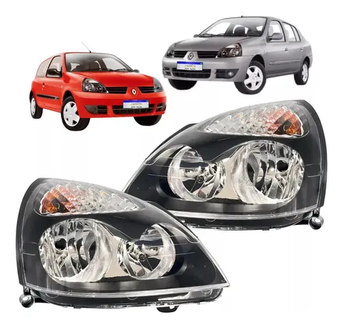 Par Farol Renault Clio 2003 2004 2005 2006 2007 A 2012 Novo Ambos Lados