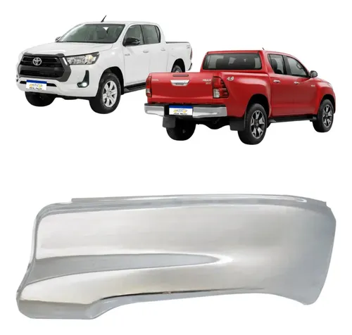 Ponteira Direita Parachoque Hilux 2016 2017 2018 2019 A 2021