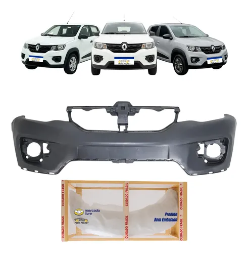 Parachoque Renault Kwid 2017 2018 2019 2020 2021 2022 Novo Preto