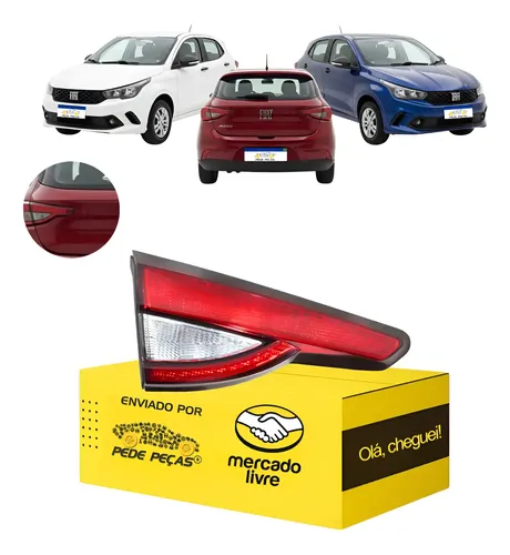 Sinaleira Lanterna Tampa Fiat Argo 2018 19 A 2026 Cristal Le Esquerdo/motorista Vermelho