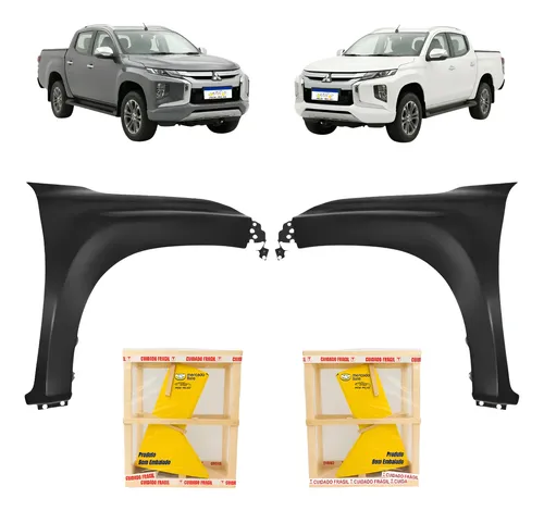 Par Paralama Mitsubishi L200 Triton 2021 2022 2023 2024 2025