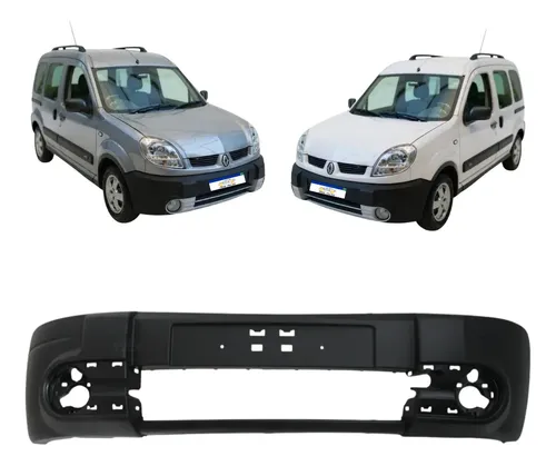 Parachoque Dianteiro Kangoo 2008 A 2012 Preto Texturizado